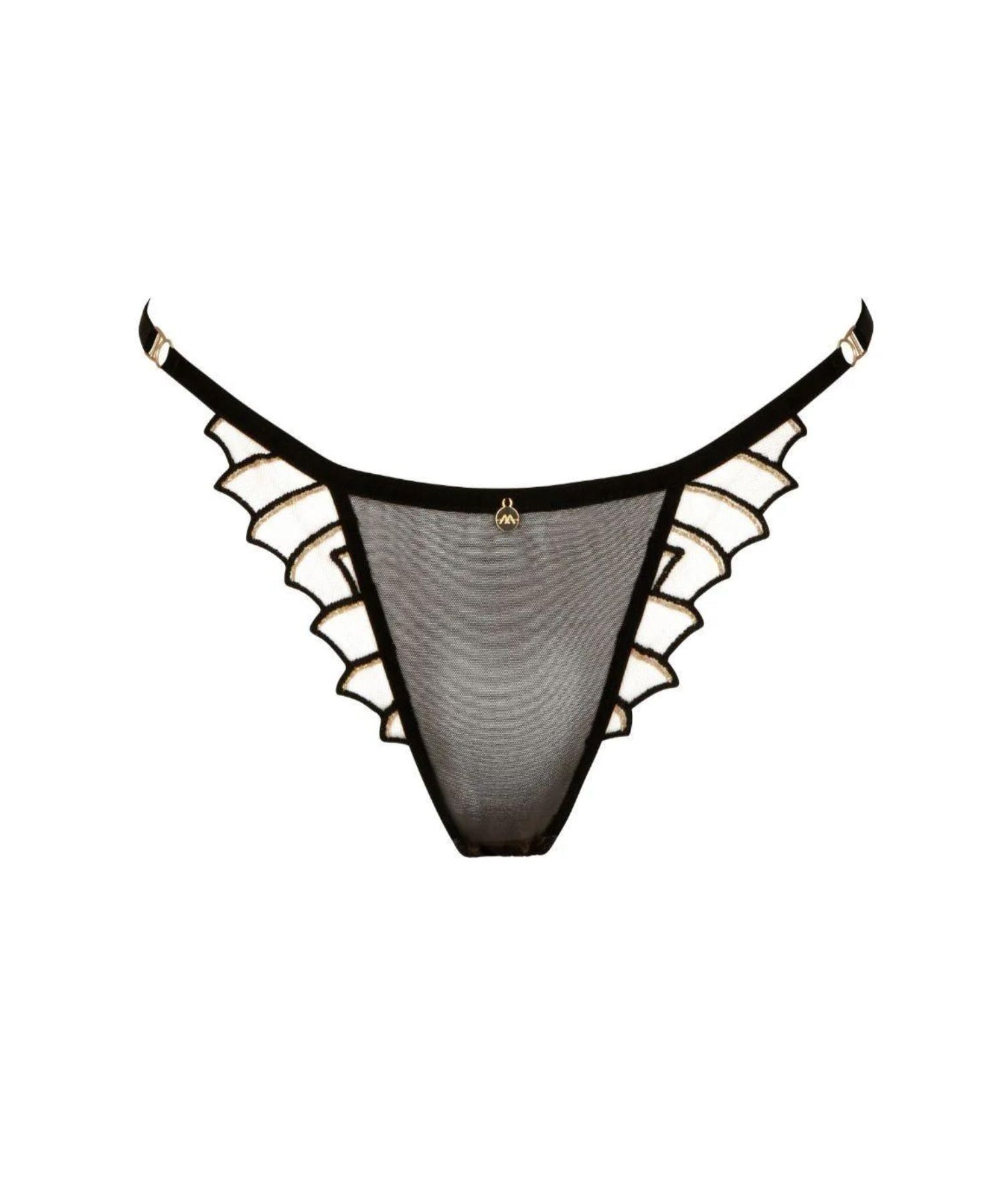 Atelier Amour COSMIC DREAM Panty (Black) | Avec Amour Sexy Lingerie