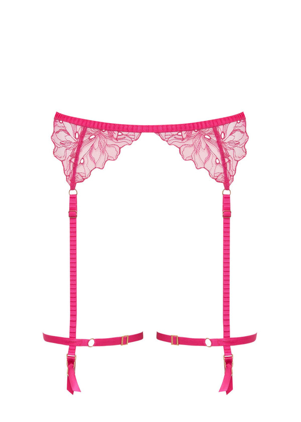 Bluebella ASTRA Thigh Harness Suspender (Fuchsia Pink) | Avec Amour Sexy Lingerie