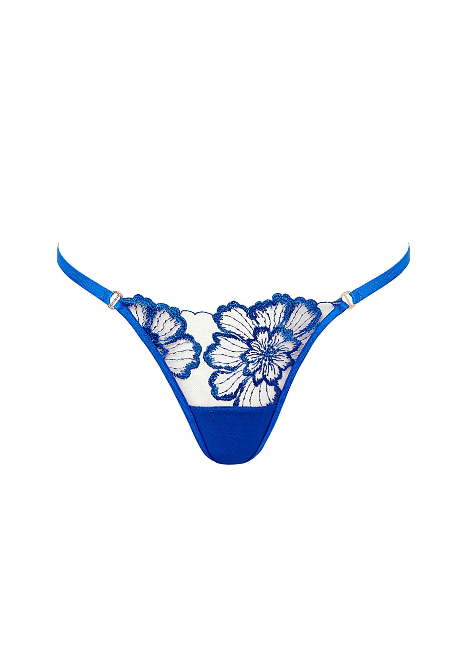 Bluebella CATALINA Thong (Egyptian Blue/Sheer) | Avec Amour Sexy Lingerie