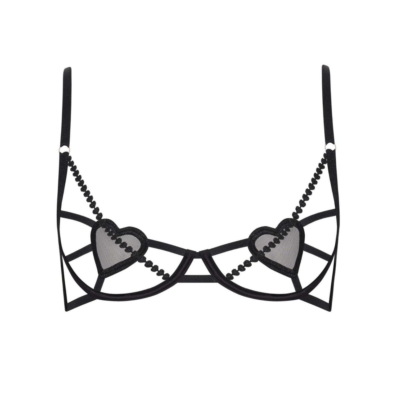 Bluebella CRISTABEL Wired Bra (Black) | Avec Amour Sexy Lingerie