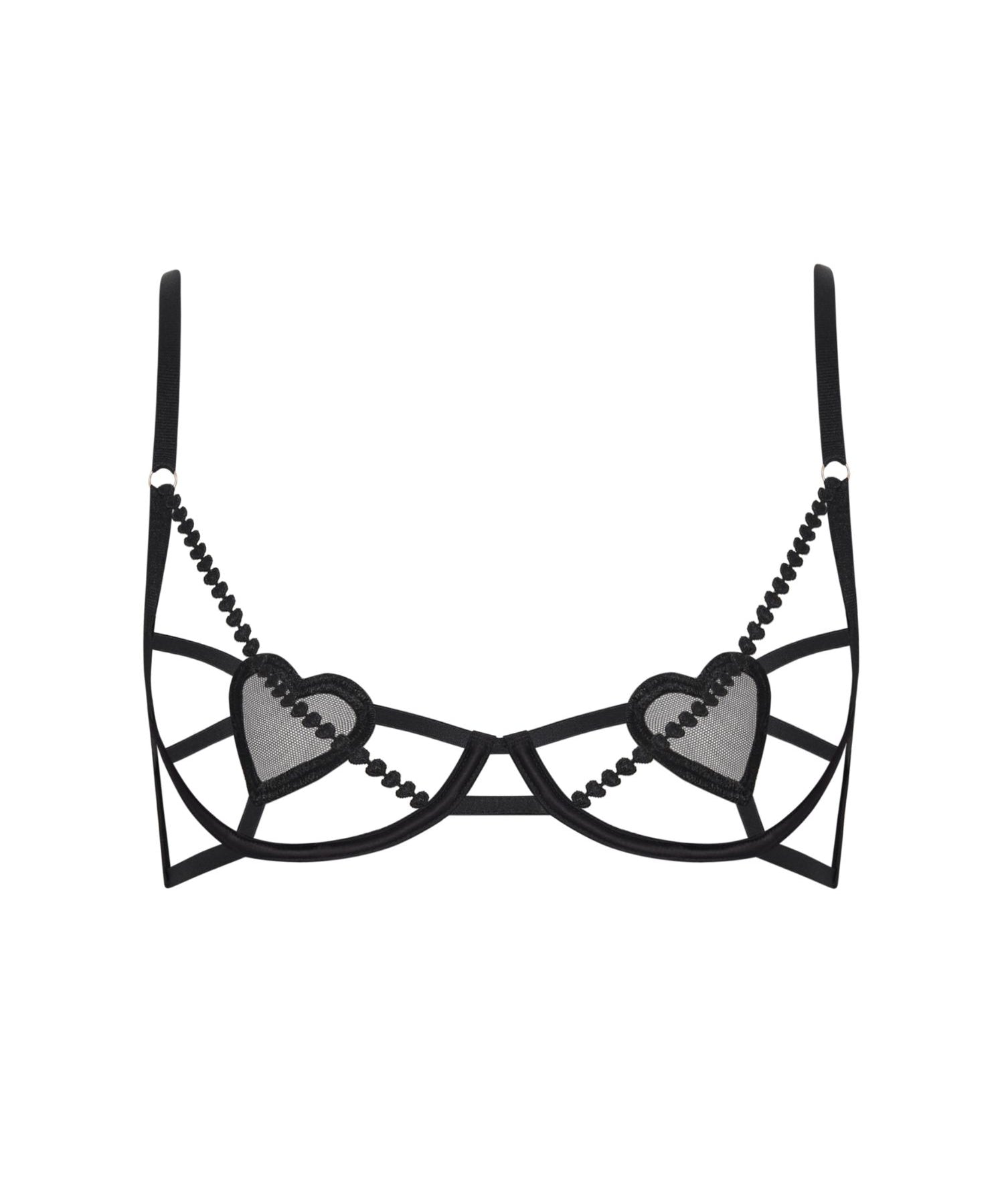 Bluebella CRISTABEL Wired Bra (Black) | Avec Amour Sexy Lingerie