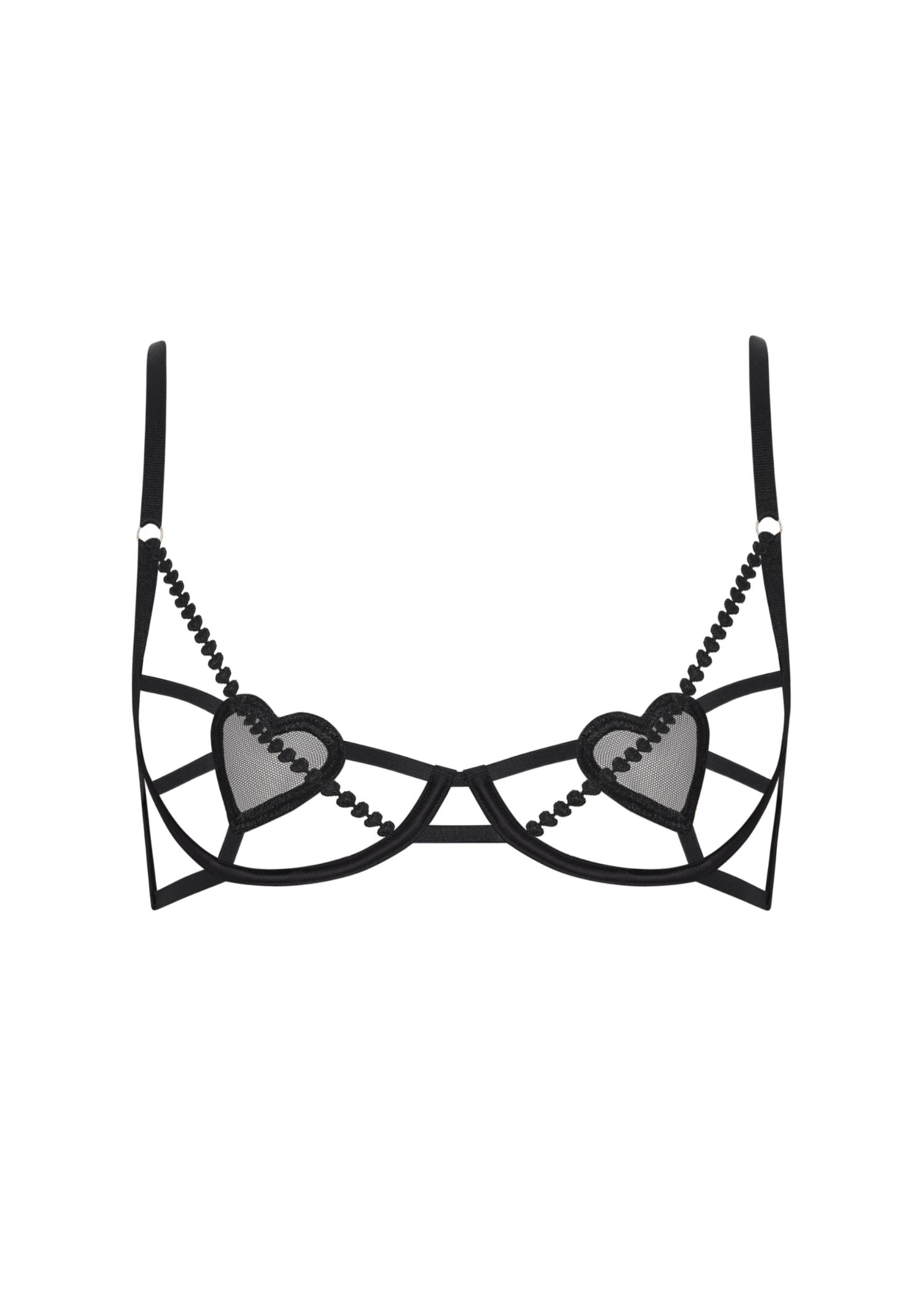 Bluebella CRISTABEL Wired Bra (Black) | Avec Amour Sexy Lingerie