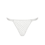 Bluebella ELSA Diamond Lattice Thong (Silver/Clear) | Avec Amour Sexy Lingerie