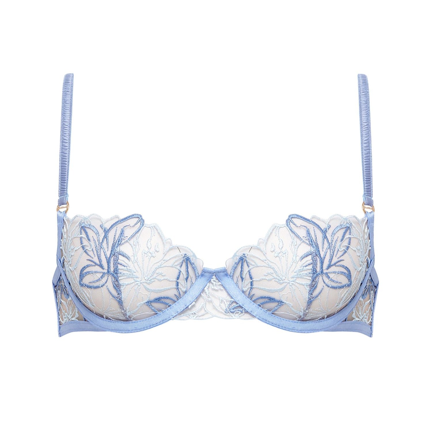 Bluebella LILLY Wired Bra (Hydrangea Blue) | Avec Amour Sexy Lingerie