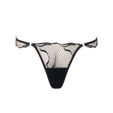 Bluebella MARABEL Thong (Black/Sheer) | Avec Amour Sexy Lingerie