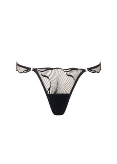 Bluebella MARABEL Thong (Black/Sheer) | Avec Amour Sexy Lingerie