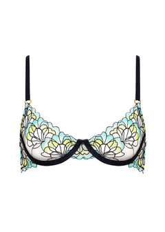 Bluebella SERENA Wired Bra (Mint/Lemon/Black) | Avec Amour Sexy Lingerie