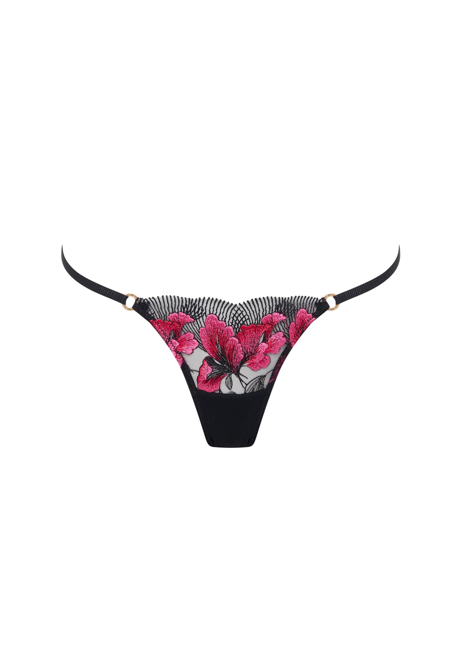 Bluebella VIVIENNE Panty (Fuchsia Pink/Red/Black) | Avec Amour Sexy Lingerie