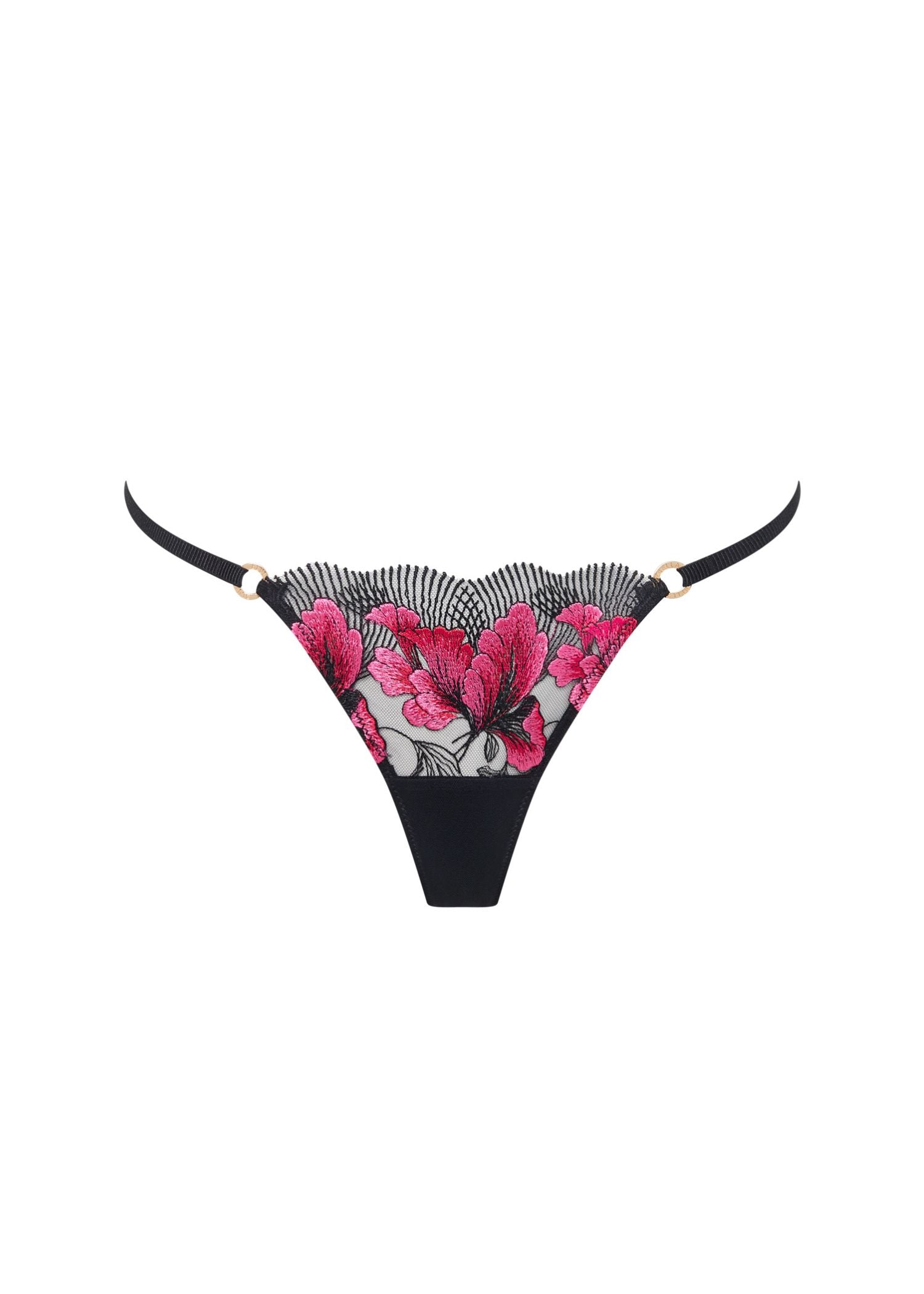 Bluebella VIVIENNE Thong (Fuchsia Pink/Red/Black) | Avec Amour Sexy Lingerie