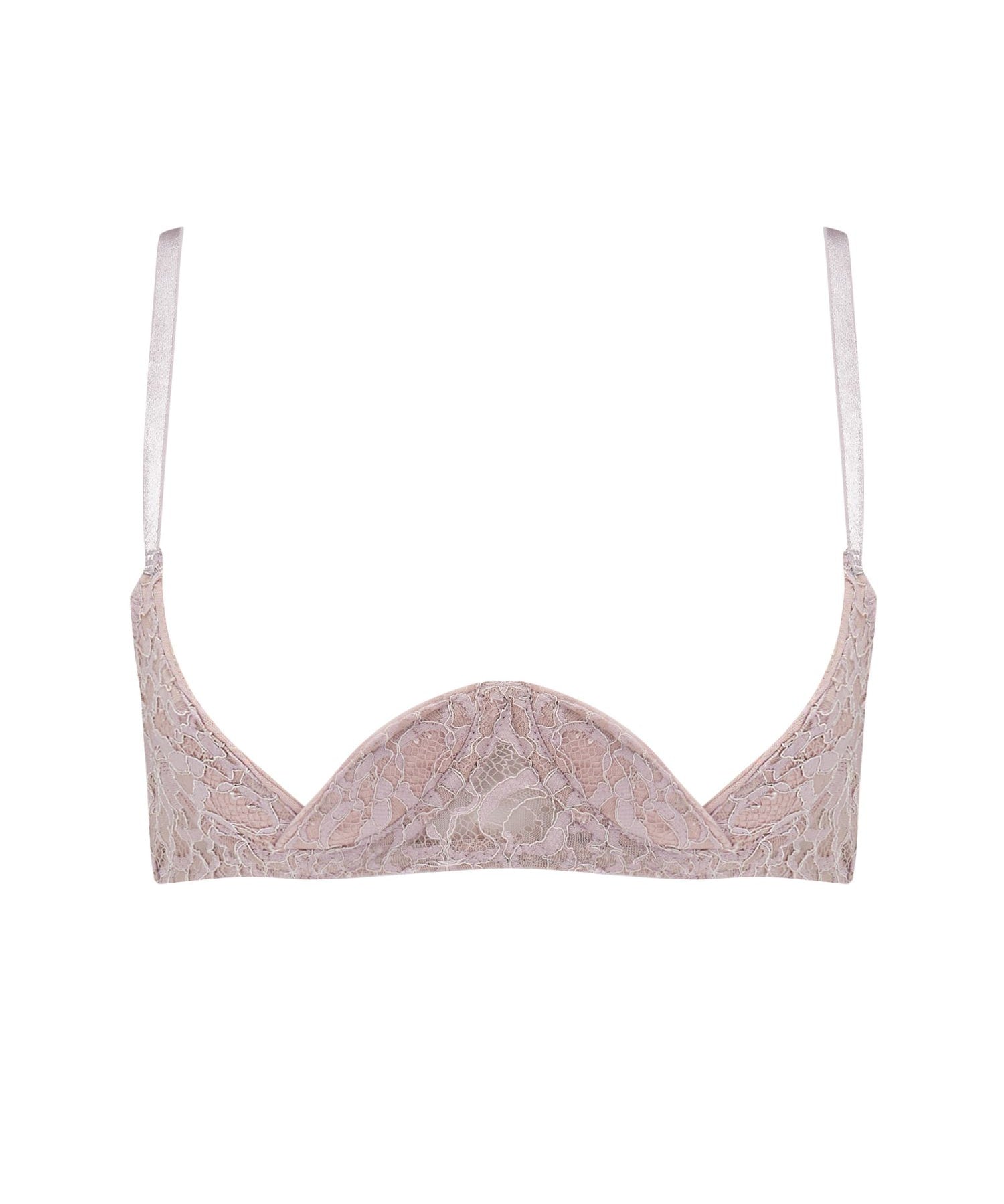 Coco de Mer AURELIA Quarter Cup Bra (Blush) | Avec Amour Sexy Lingerie