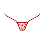 Lucky Cheeks SWEETHEARTS Sexy G-String (Red) | Avec Amour Sexy Lingerie