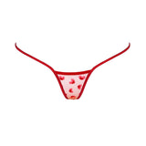 Lucky Cheeks SWEETHEARTS Sexy G-String (Red) | Avec Amour Sexy Lingerie