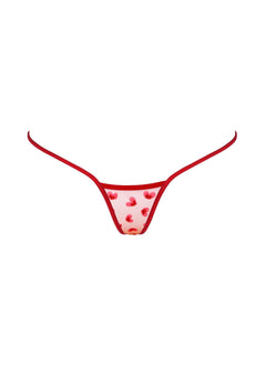 Lucky Cheeks SWEETHEARTS Sexy G-String (Red) | Avec Amour Sexy Lingerie