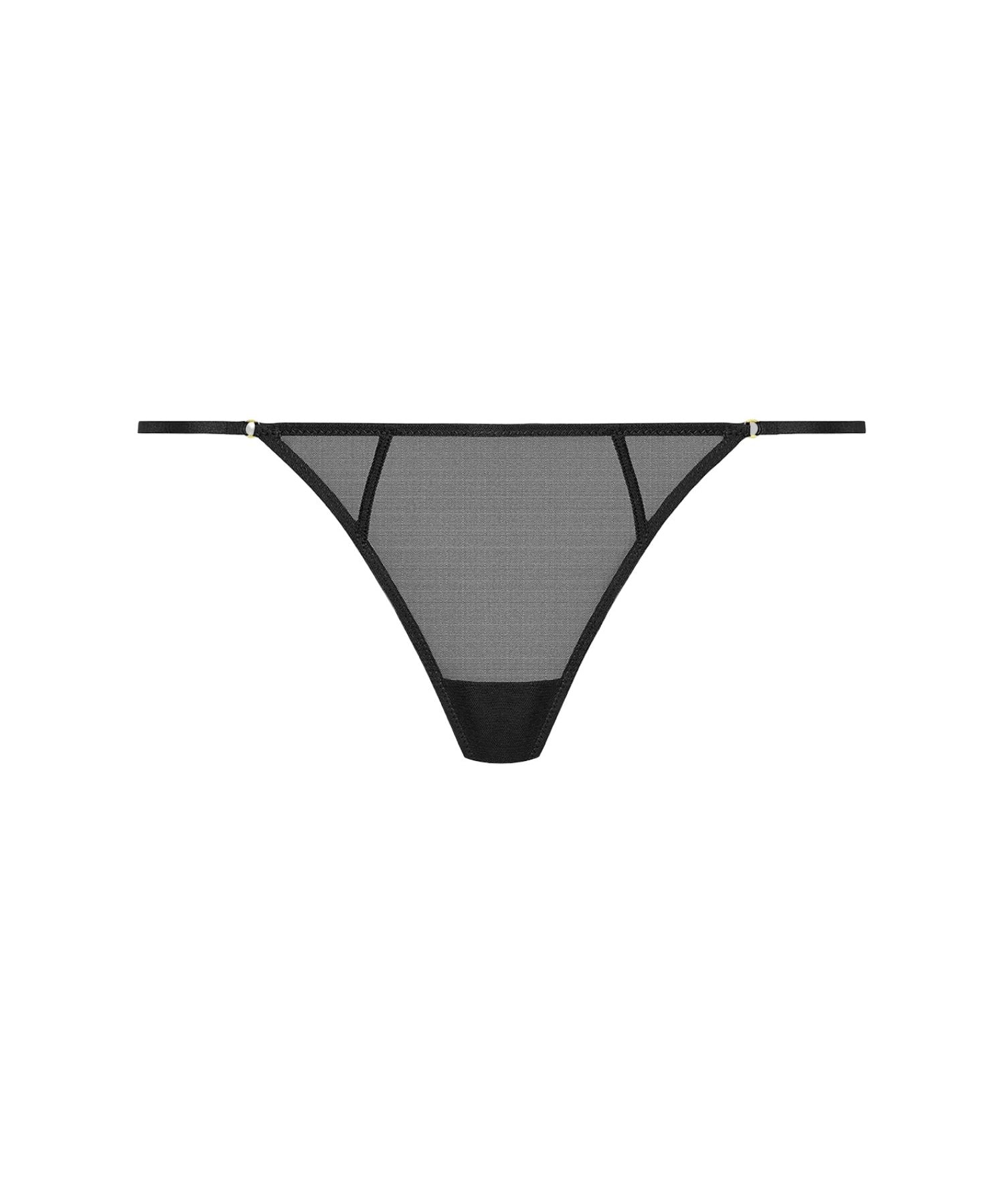 Maison Close L'Amoureuse Mini Thong (Black) | Avec Amour Sexy Lingerie