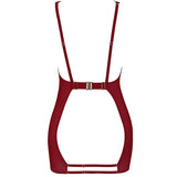 AVAM SHEER Backless Dress (Red) | Avec Amour Lingerie