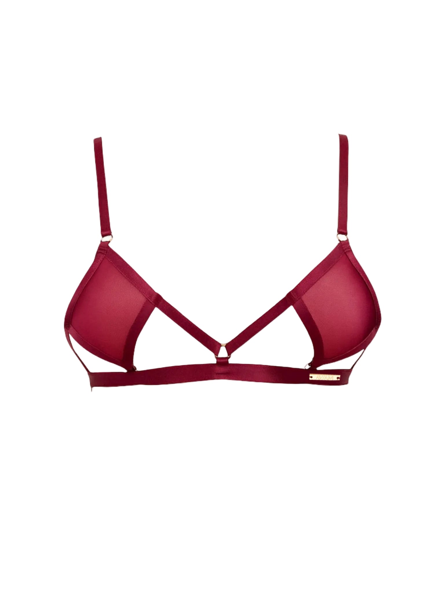 AVAM DIAMOND Bra & Thong (Red) | Avec Amour Lingerie