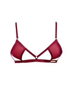 AVAM DIAMOND Bra & Thong (Red) | Avec Amour Lingerie