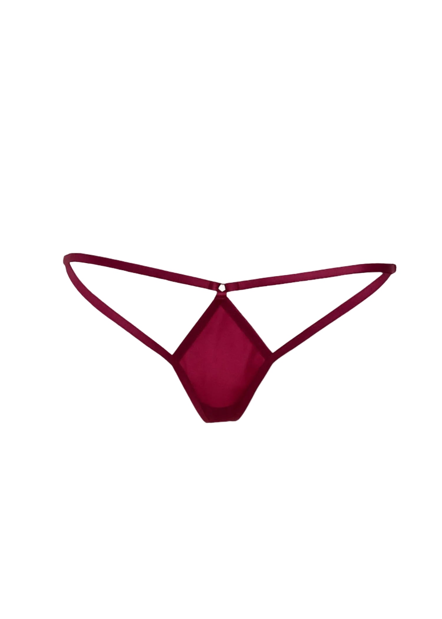 AVAM DIAMOND Thong (Red) | Avec Amour Lingerie