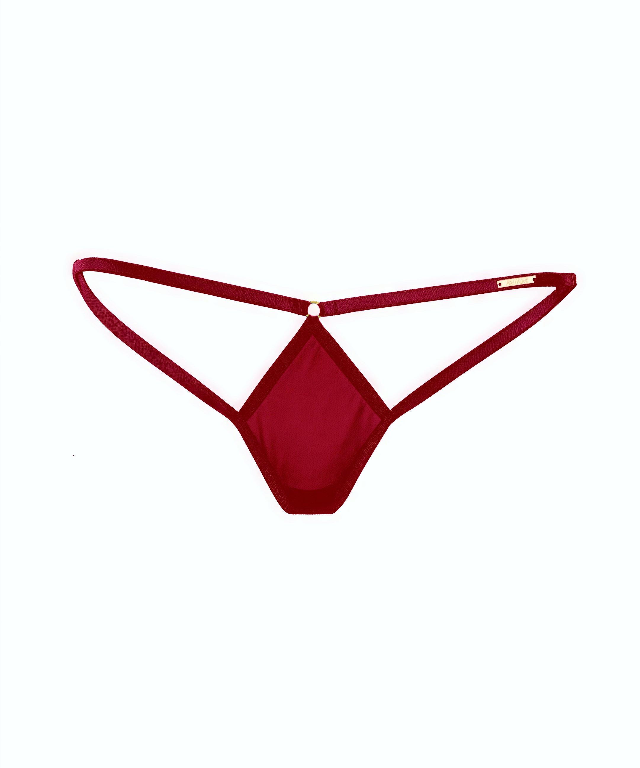 AVAM DIAMOND Thong (Red) | Avec Amour Lingerie