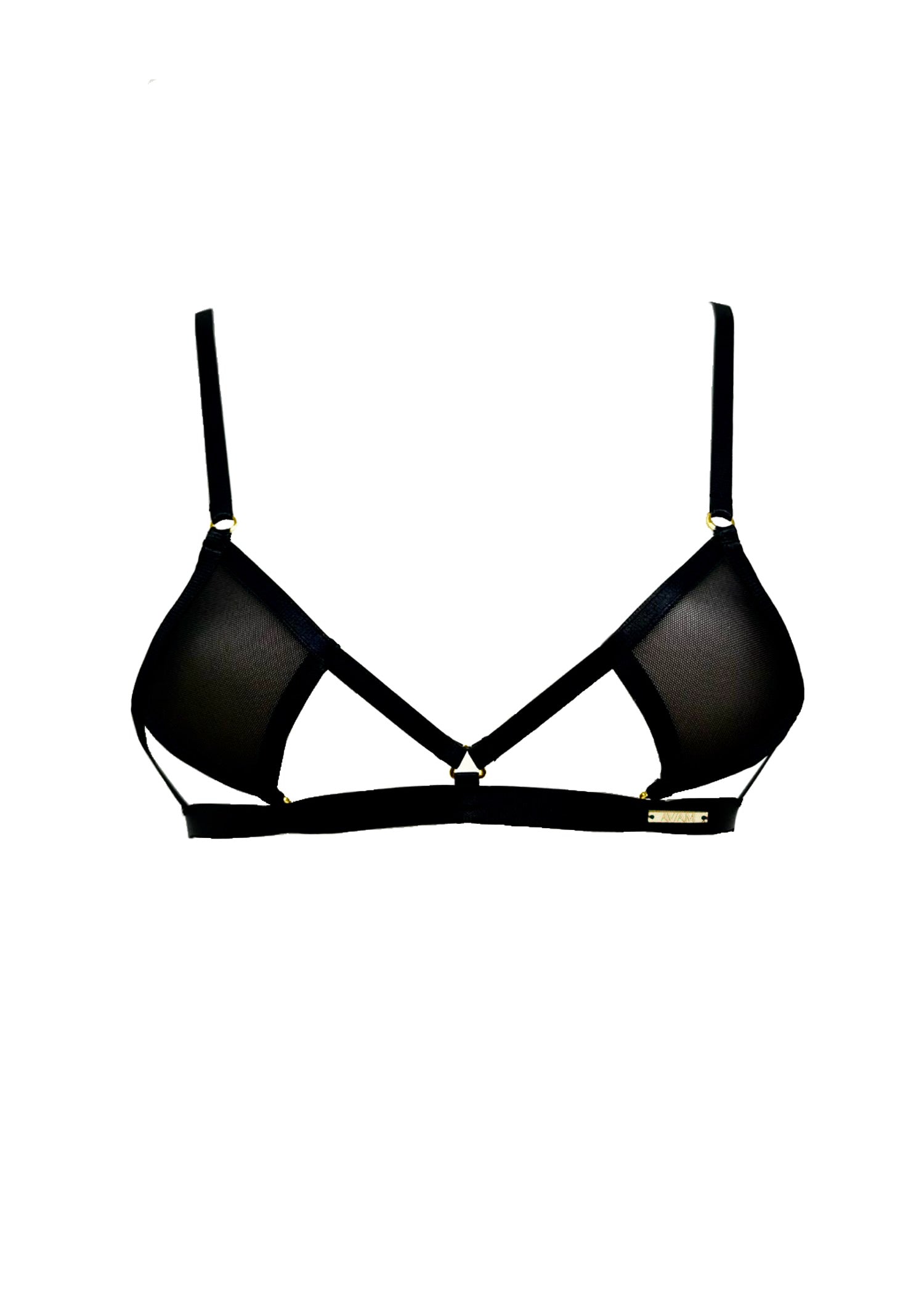 AVAM Lingerie - Diamond Open Cup Bra | Avec Amour Lingerie