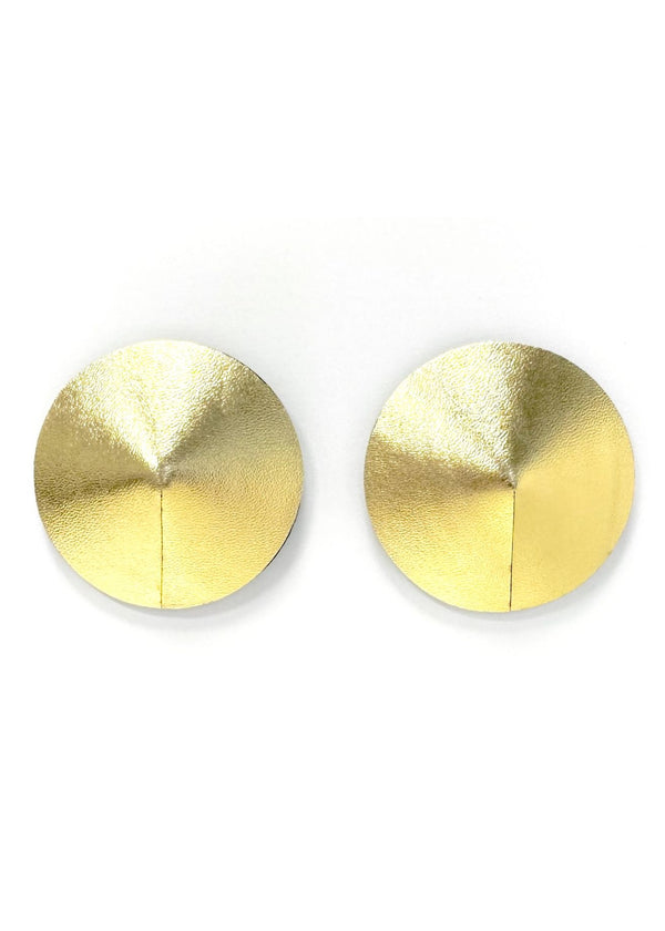 Leather Nipple Cover (Gold)