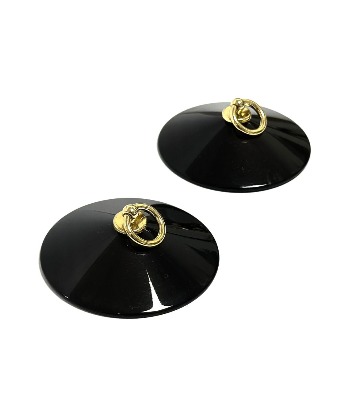 Mini Ring Nipple Cover (Black/Gold)