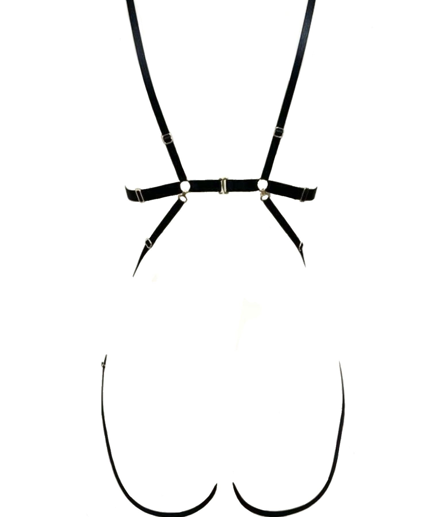 AVAM Lingerie - Diamond Open Cup Crotchless Bodysuit | Avec Amour Lingerie