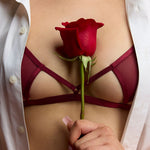 AVAM DIAMOND Bra & Thong (Red) | Avec Amour Lingerie