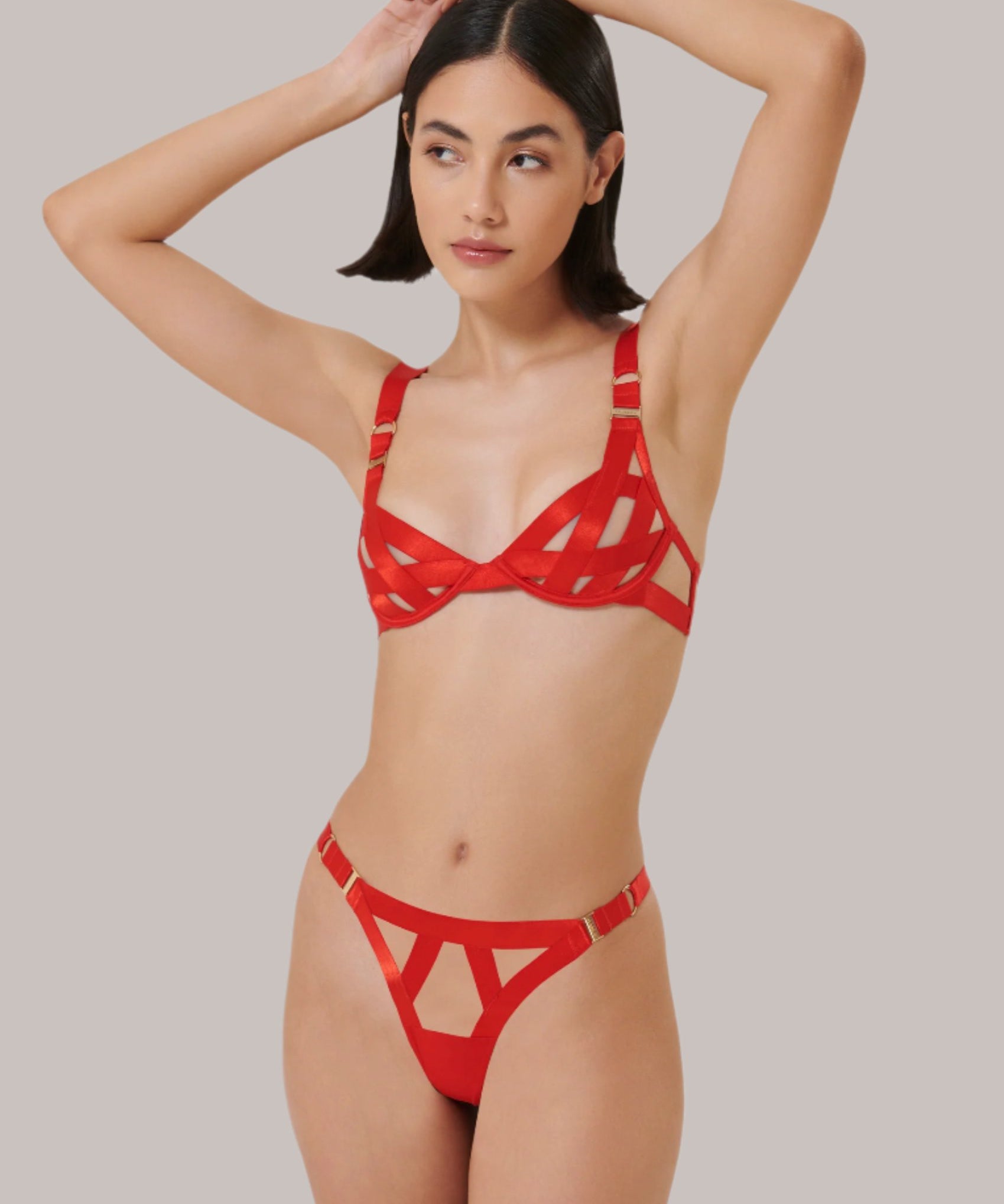 Ariana Wired Bra (Red)