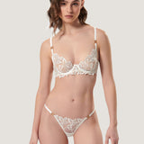 Bluebella ISADORA Thong (White) | Avec Amour Sexy Lingerie