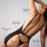 SHEER Backless Dress