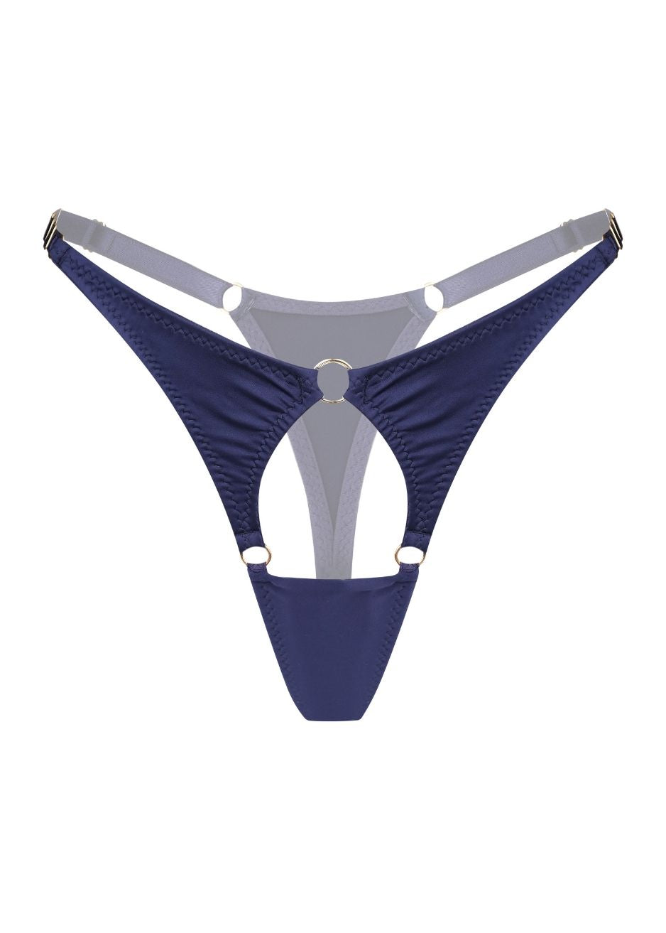 Baed Stories_Imure Thong_navy | Avec Amour Lingerie