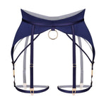 Baed Stories_Lunari Suspender_navy | Avec Amour Lingerie