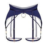 Baed Stories_Lunari Suspender_navy | Avec Amour Lingerie