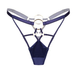 Baed Stories_Lunari Thong_navy | Avec Amour Lingerie