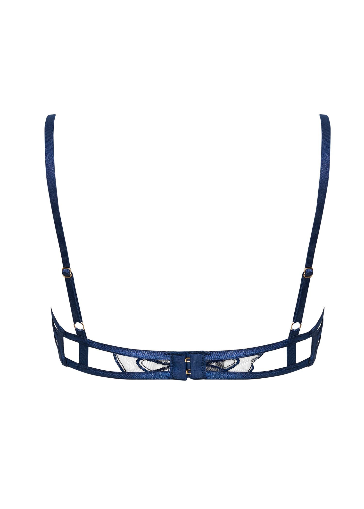 BLUEBELLA - Beatrix Bra & Thong (Twilight Blue) | Avec Amour Lingerie