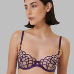 Bluebella Beatrix Bra (Purple) | Avec Amour Lingerie