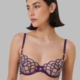 Bluebella Beatrix Bra (Purple) | Avec Amour Lingerie