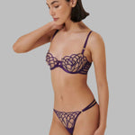 Bluebella Beatrix Bra (Purple) | Avec Amour Lingerie