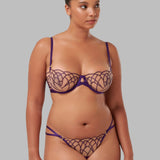 Bluebella Beatrix Bra (Purple) | Avec Amour Lingerie