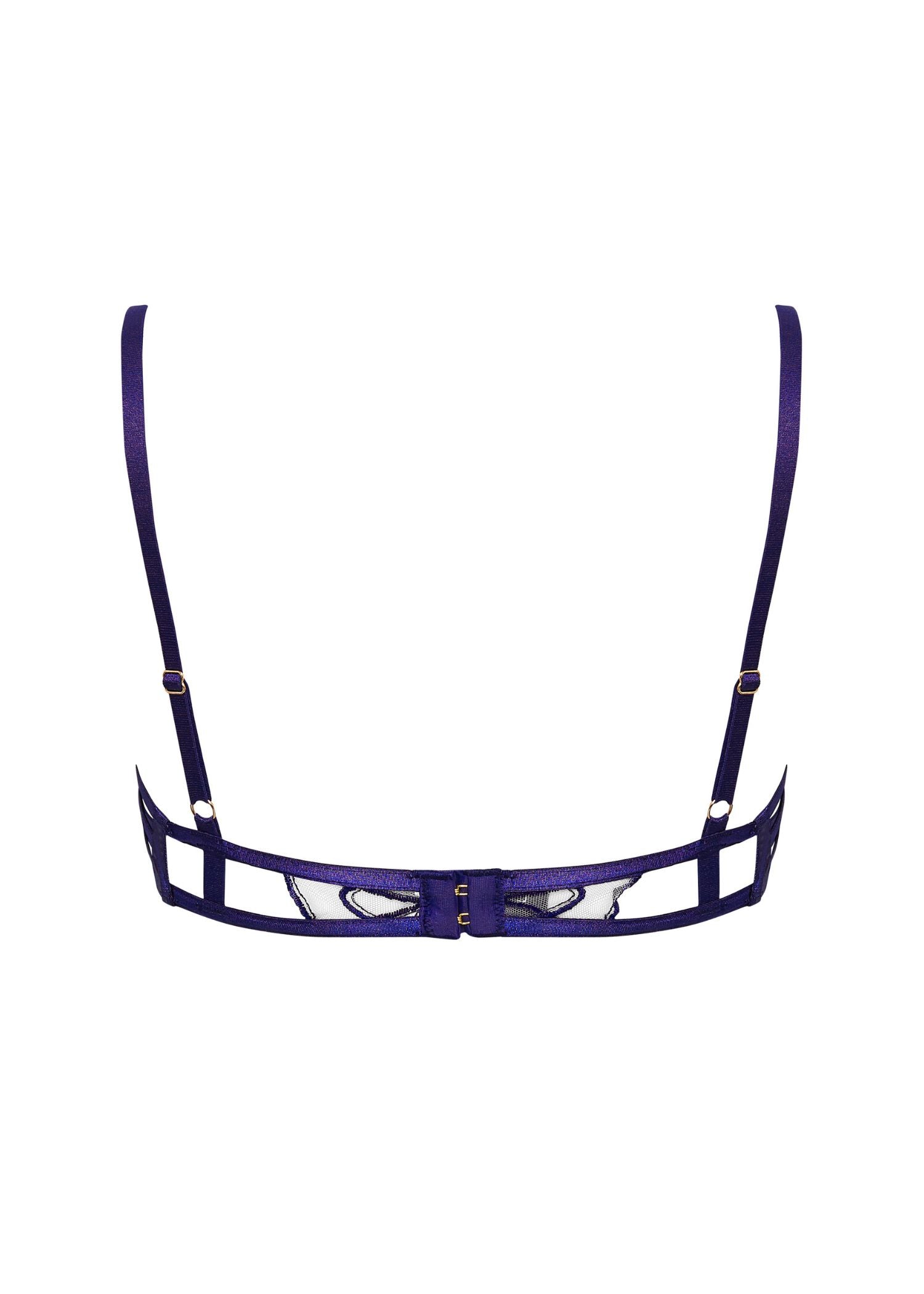 Bluebella Beatrix Bra (Purple) | Avec Amour Lingerie