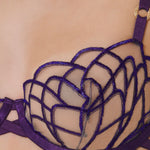 Bluebella Beatrix Bra (Purple) | Avec Amour Lingerie