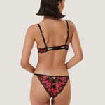 Bluebella VIVIENNE Panty (Fuchsia Pink/Red/Black) | Avec Amour Sexy Lingerie