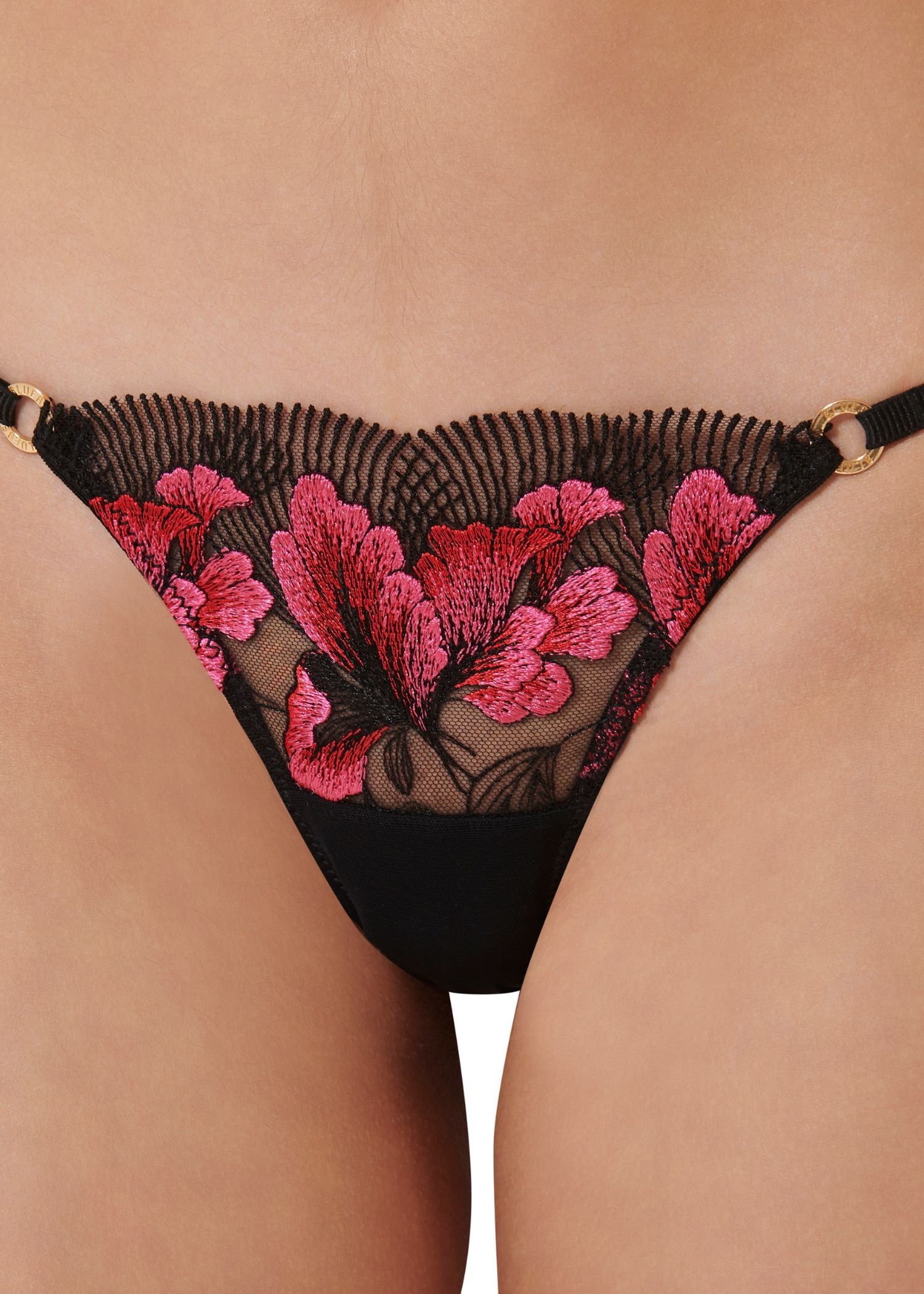 Bluebella VIVIENNE Panty (Fuchsia Pink/Red/Black) | Avec Amour Sexy Lingerie