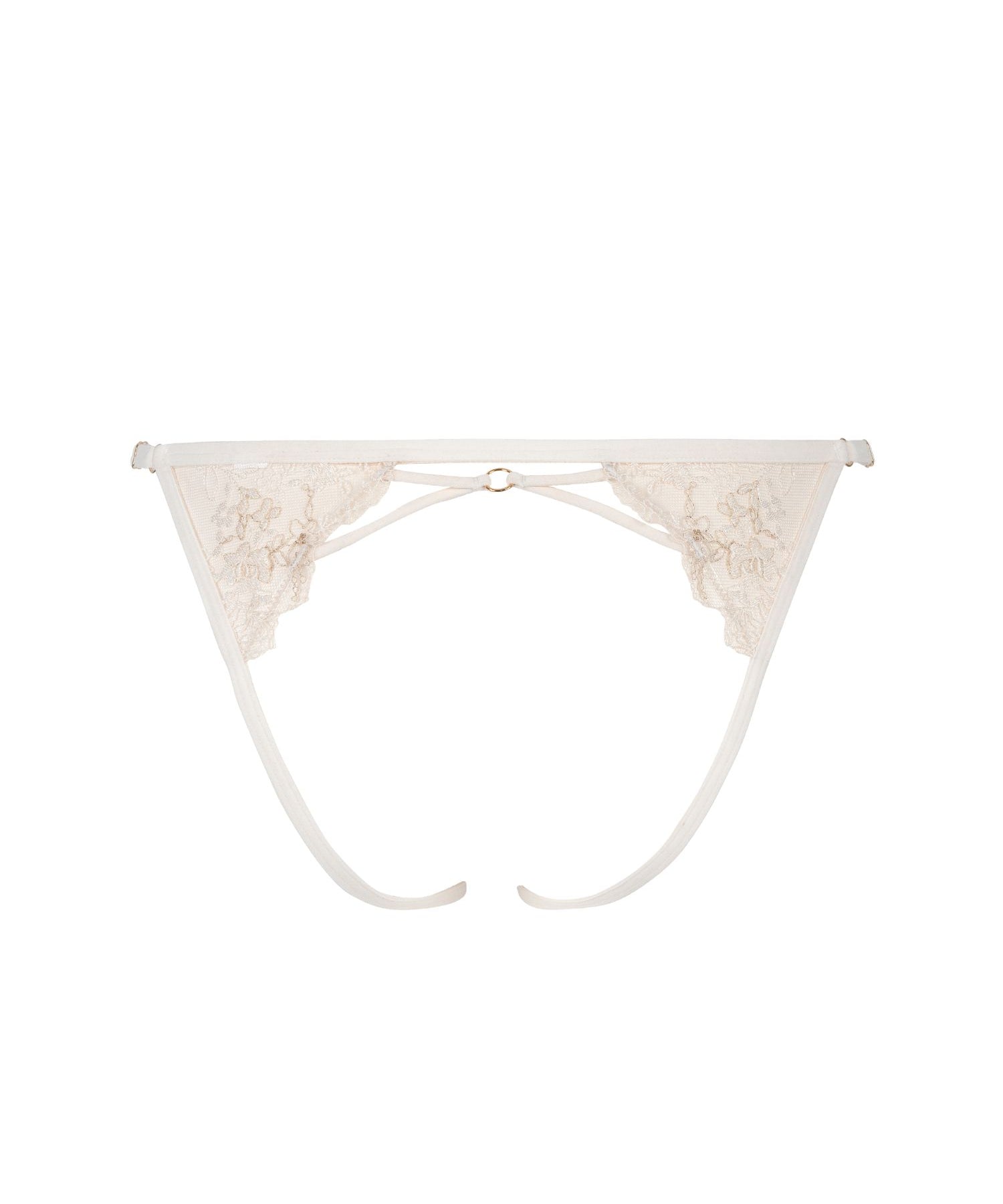 Atelier Amour AFTER MIDNIGHT Open Panty (Pearl) | Avec Amour Sexy Lingerie