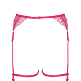 Bluebella ASTRA Thigh Harness Suspender (Fuchsia Pink) | Avec Amour Sexy Lingerie