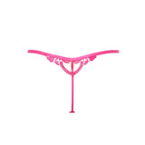 Bluebella LEONORA Thong (Fuchsia Pink/Sheer) | Avec Amour Sexy Lingerie