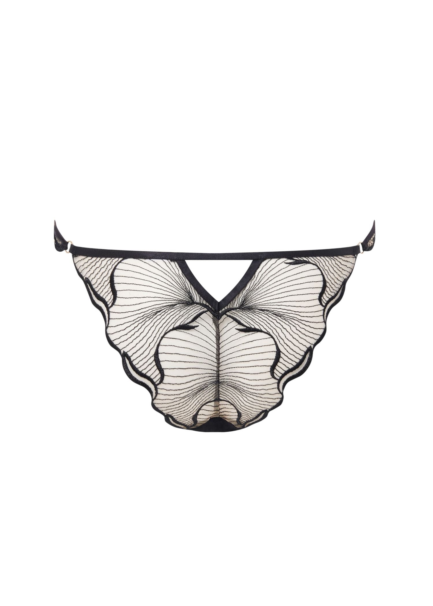 Bluebella MARABEL Panty (Black/Sheer) | Avec Amour Sexy Lingerie