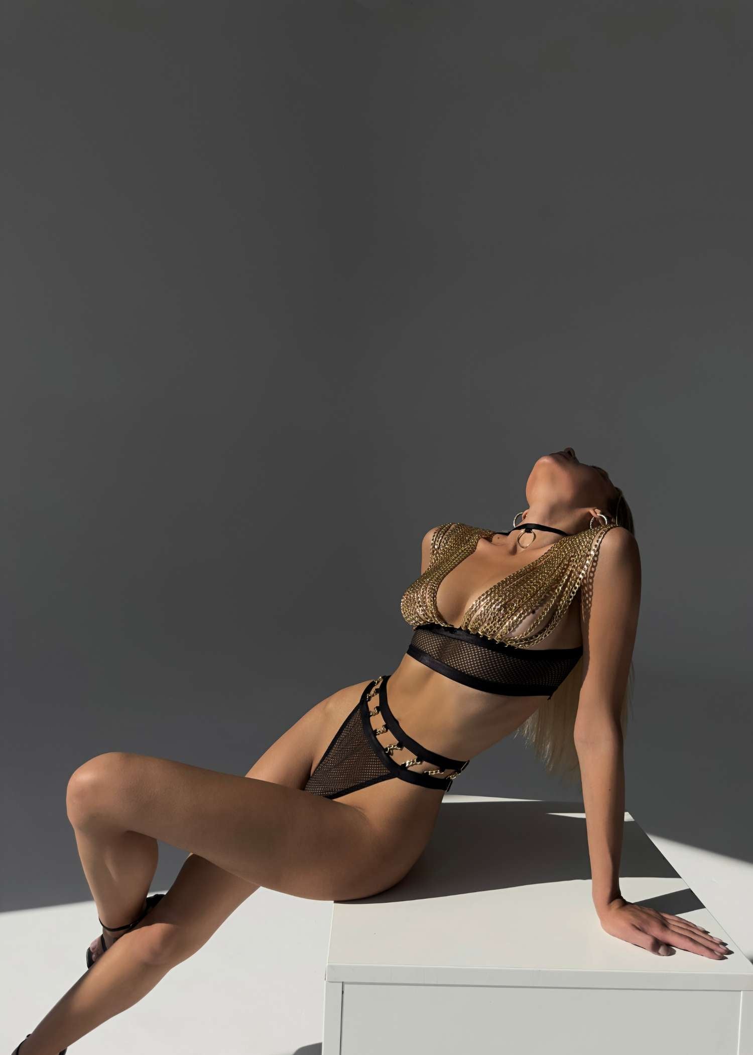 Baed Stories Golden Army Collection - Golden Force Erotic Lingerie Set - Sexy Lingerie
