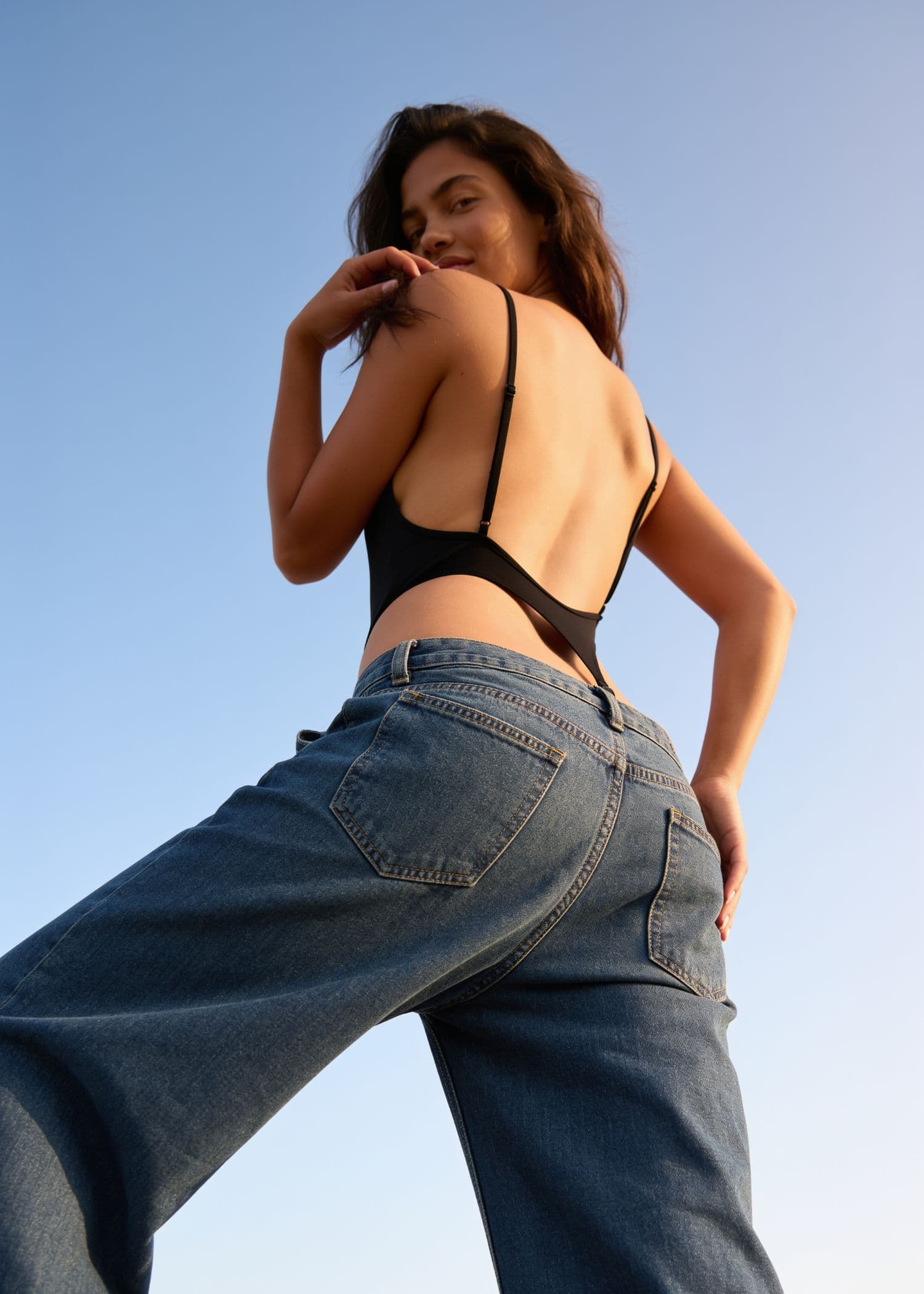 IT'S FUNDAY Unbasic Low Back Bodysuit (Black) | Avec Amour Lingerie